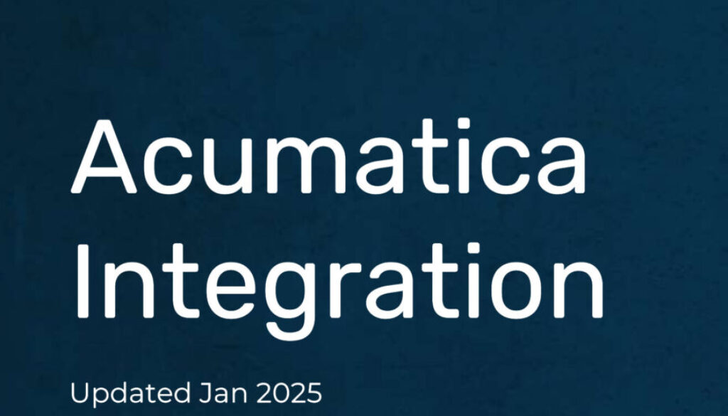 ServiceTrade Acumatica Integration